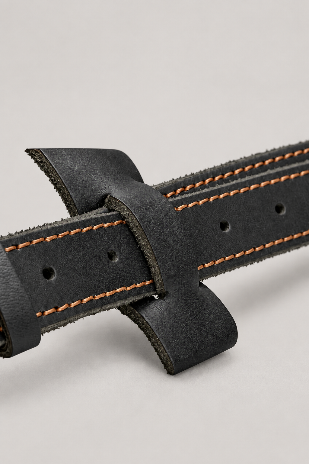 Grey studio leather detail