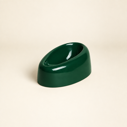 Long Ear Dog Bowl – 300 ml Ceramic Bowl for Dachshunds, Spaniels and Beagles, with Silicone Mat Option