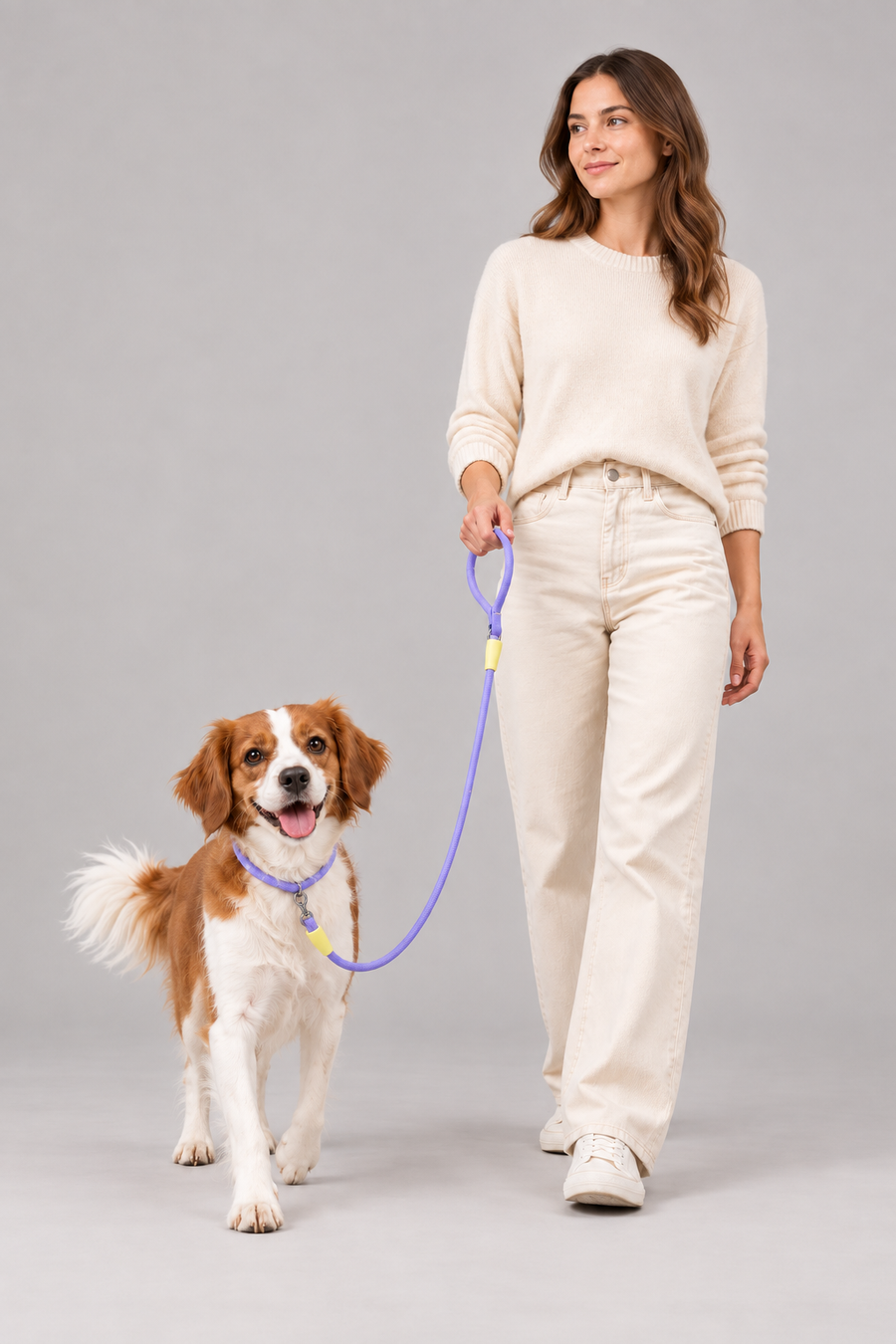 Small dog rope slip lead – view 2