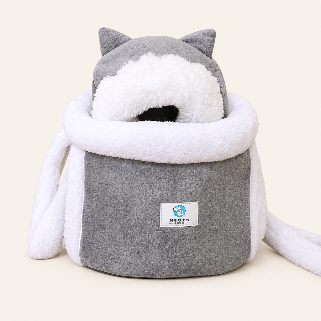 2-in-1 Cat Carrier and Bed – Portable Pet Pod with Bunny or Cat Ears for Travel and Home, M to XL