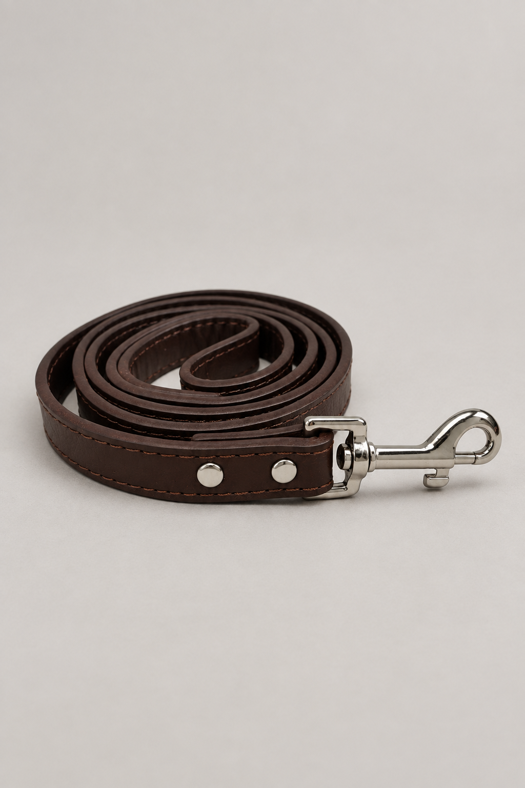 150cm leather dog lead – Genuine Cowhide Lead with Swivel Clip, 8 Colours