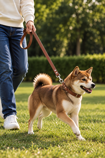 150cm leather dog lead – view 5