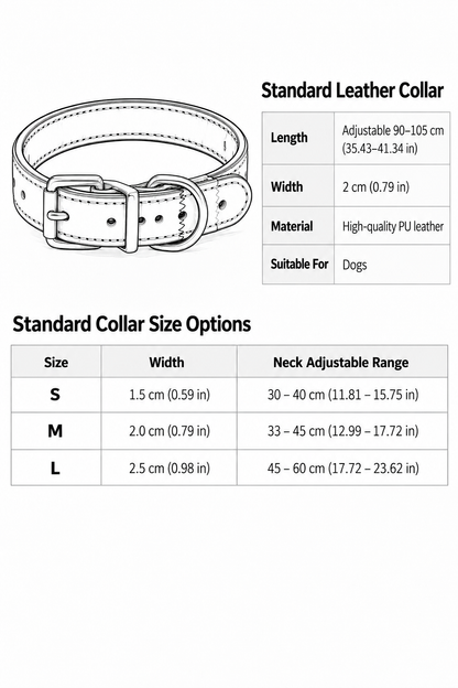 Two-tone PU dog collar – view 9