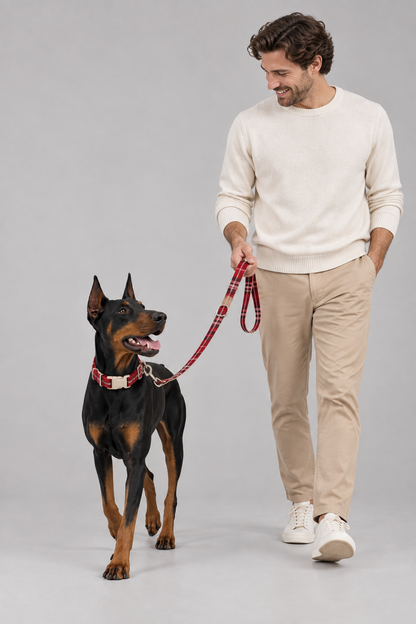 Linen dog lead – view 6