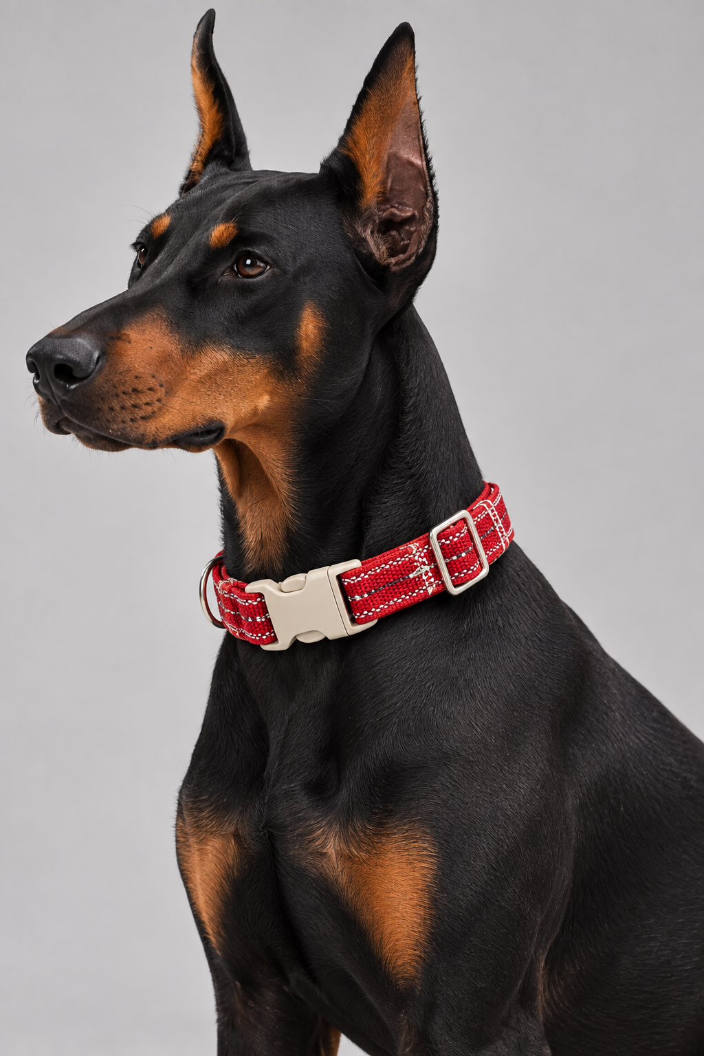 Linen dog collar – view 3