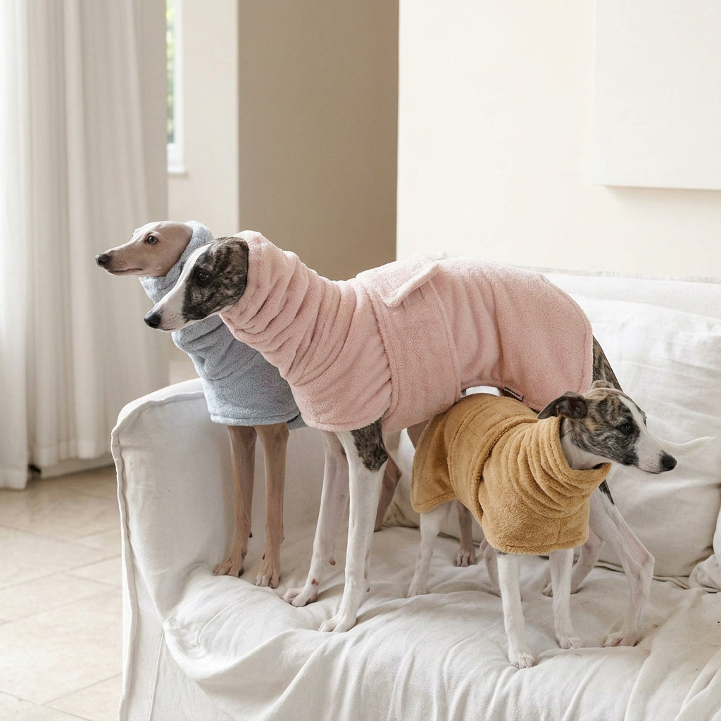 Plush Quick-Dry Bath Robe bathrobe for dogs