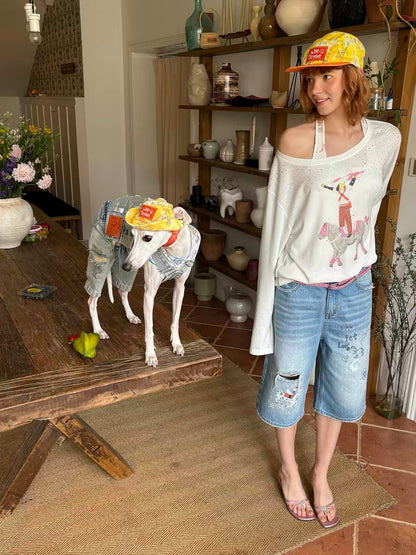 Citrus Explorer Cap hat for dogs