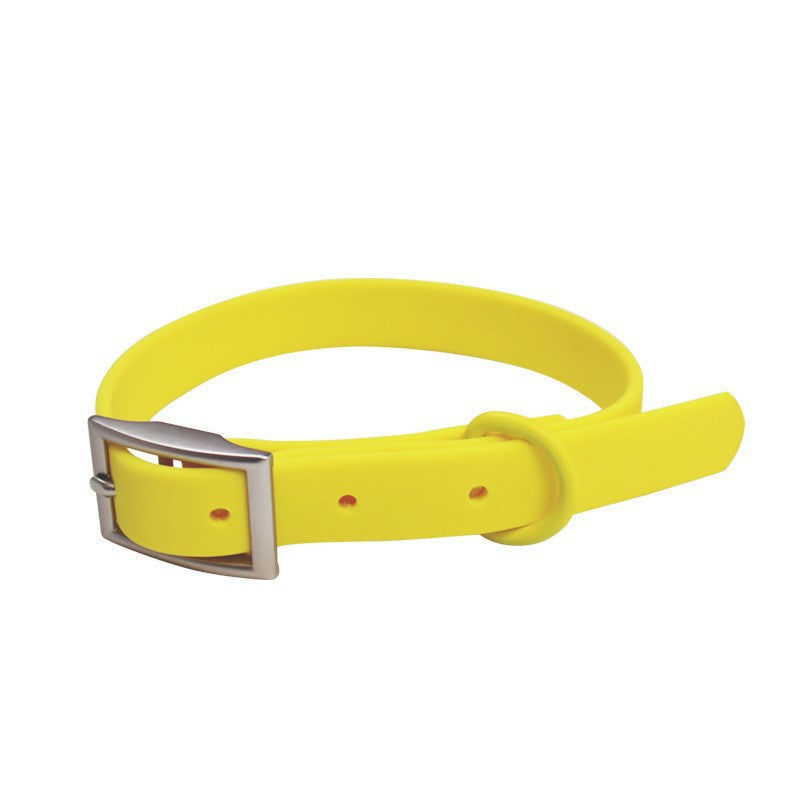 Wipe-Clean Dog Collar in Yellow