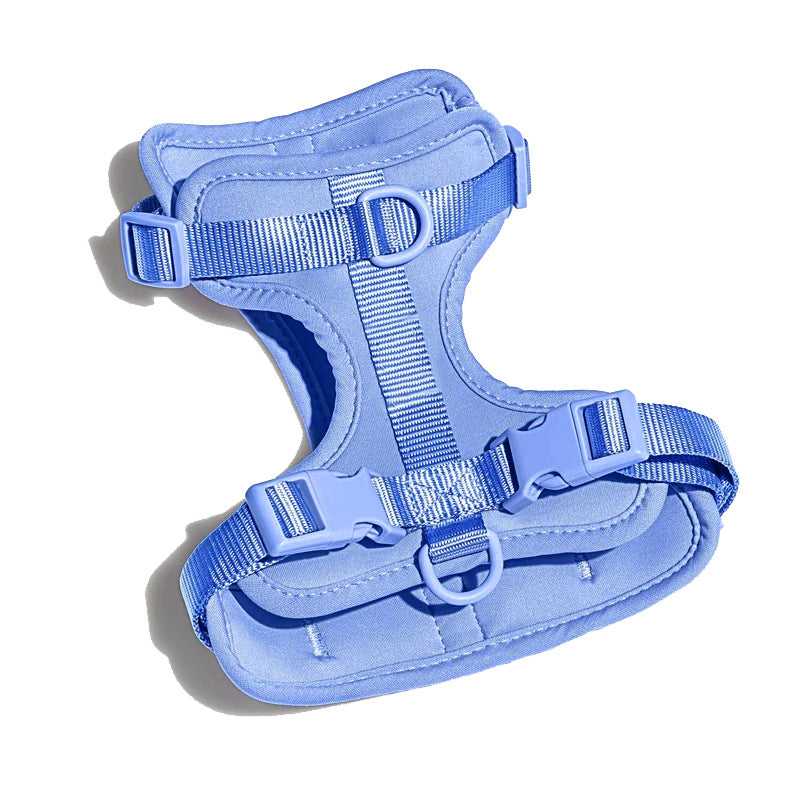 Wipe-Clean Dog Harness in Moonlight Blue