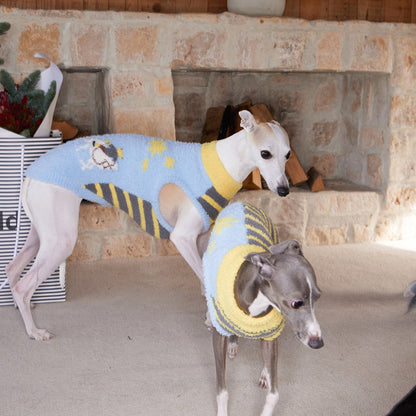 SnuggleStripe Cosy Half-Wrap Sweater for Dogs