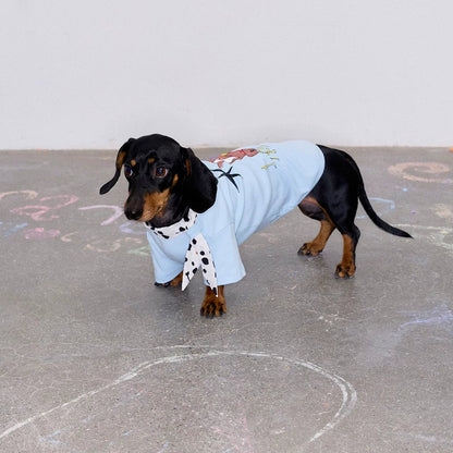 Doodle Scarf Bow-Tie Tee t-shirt for dogs