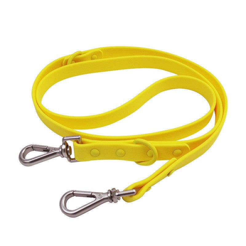 Wipe-Clean Dog Lead in Yellow