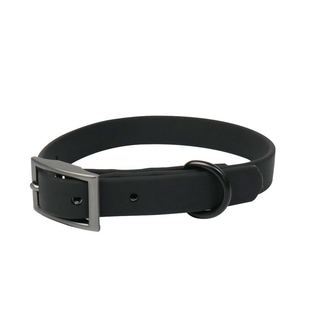 Wipe-Clean Dog Collar in Black