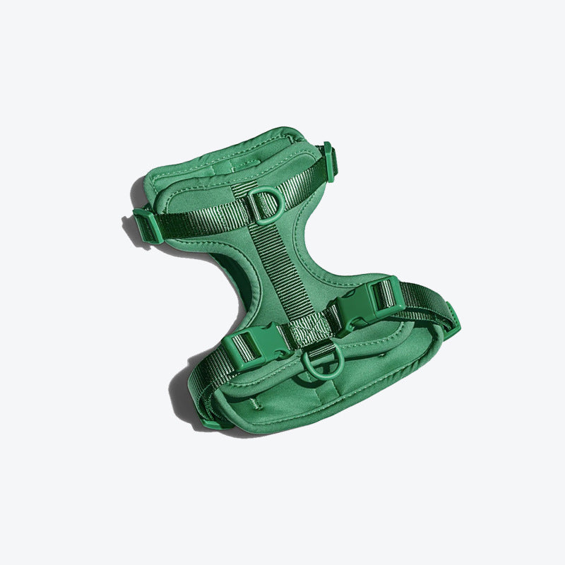 Wipe-Clean Dog Harness in Green