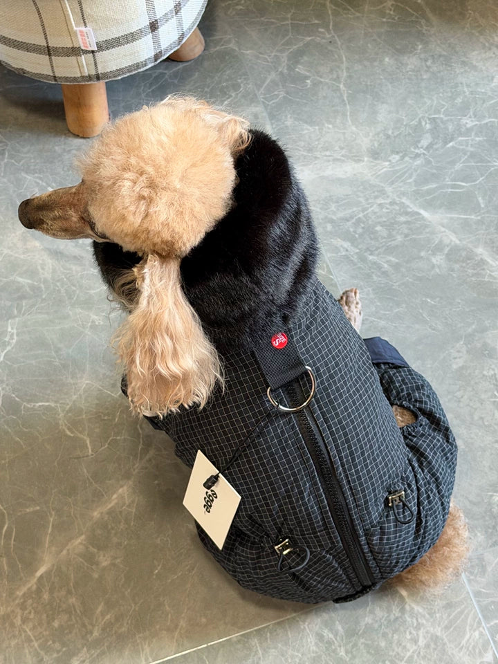 WinterCore Four-Leg Dog Jacket – Grey, White or Navy