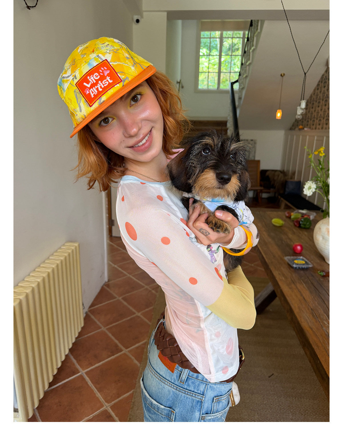Citrus Explorer Matching Caps – Human & Dog