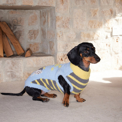 SnuggleStripe Cosy Half-Wrap Sweater for Dogs