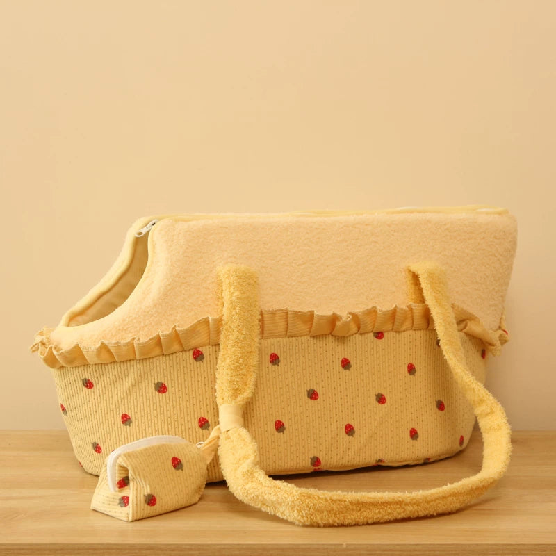 Pet Carrier Shoulder Bag – Small Cat and Dog Carrier Handbag for Kittens and Toy Breeds, 6 Colours