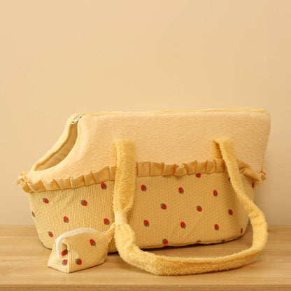 Pet Carrier Shoulder Bag – Small Cat and Dog Carrier Handbag for Kittens and Toy Breeds, 6 Colours