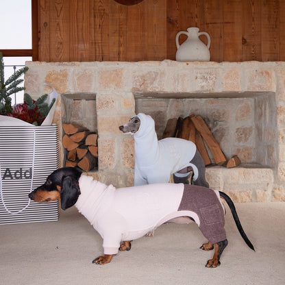 CloudSnuggle Winter Patchwork Jumpsuit for Dogs