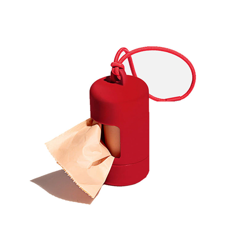 Poop Bag Holder in Red