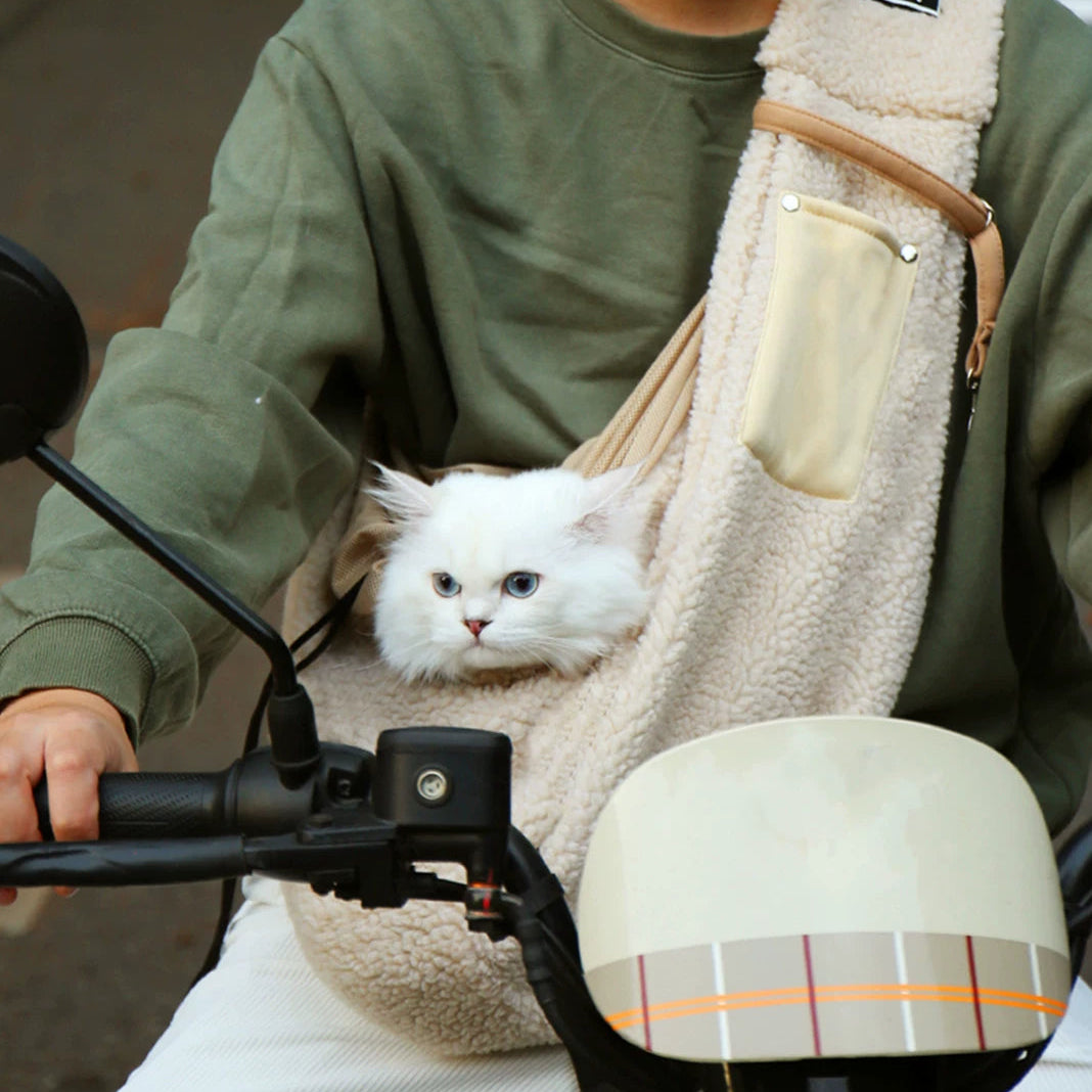 Warm crossbody pet bag, view 9