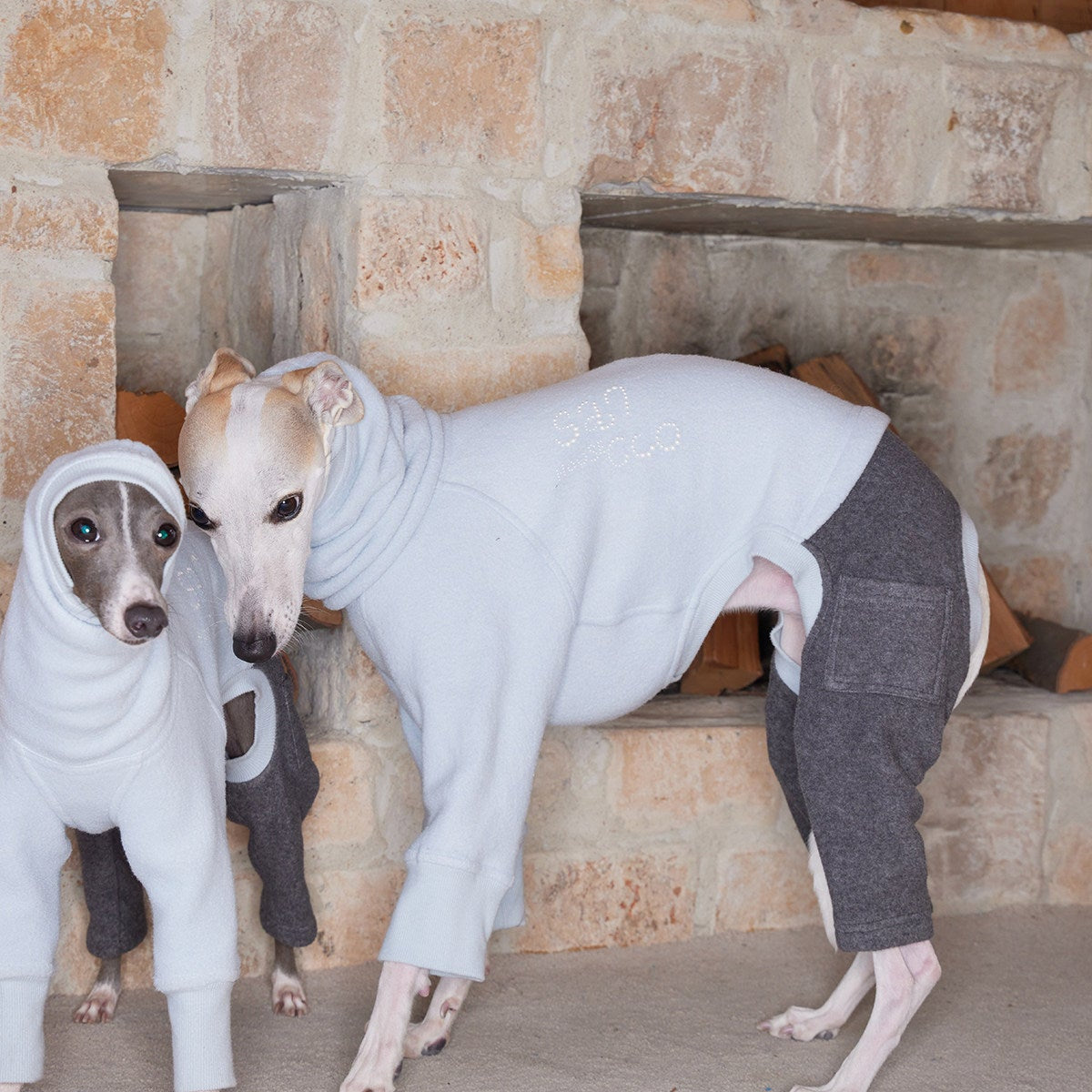 CloudSnuggle Winter Patchwork Jumpsuit for Dogs