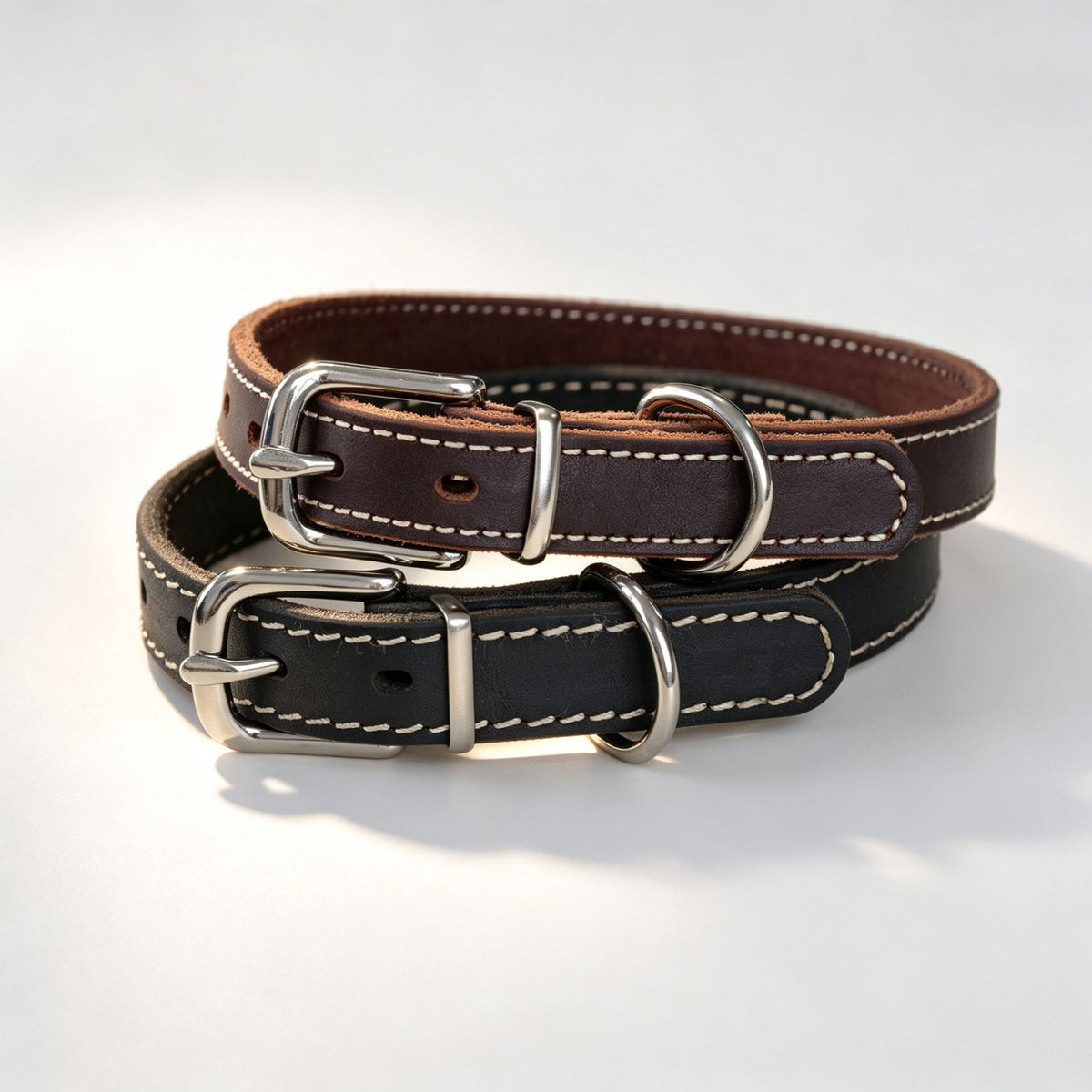Full-grain leather dog collar – view 7