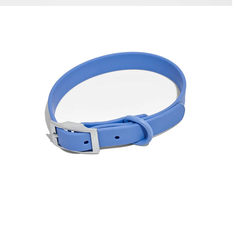Wipe-Clean Dog Collar in Moonlight Blue