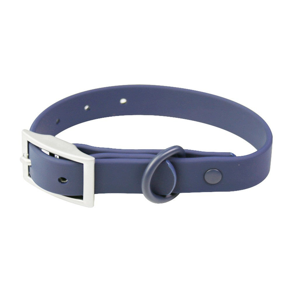 Wipe-Clean Dog Collar in Blue