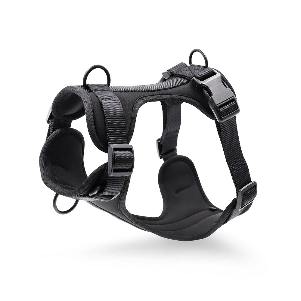 Wipe-Clean Dog Harness in Black