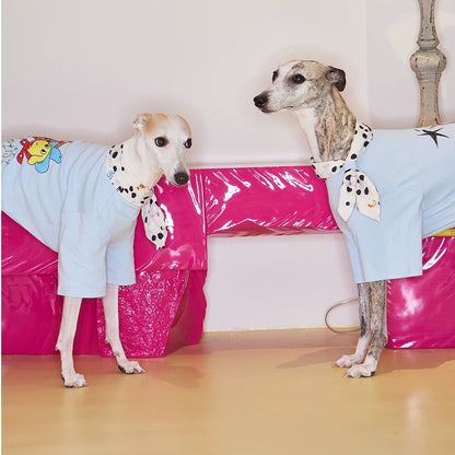 Doodle Scarf Bow-Tie Tee t-shirt for dogs