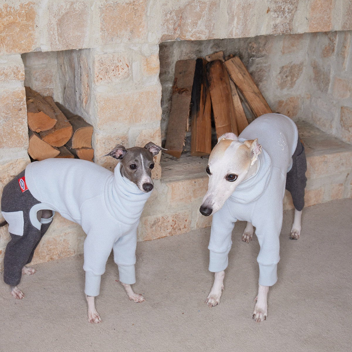 CloudSnuggle Winter Patchwork Jumpsuit for Dogs