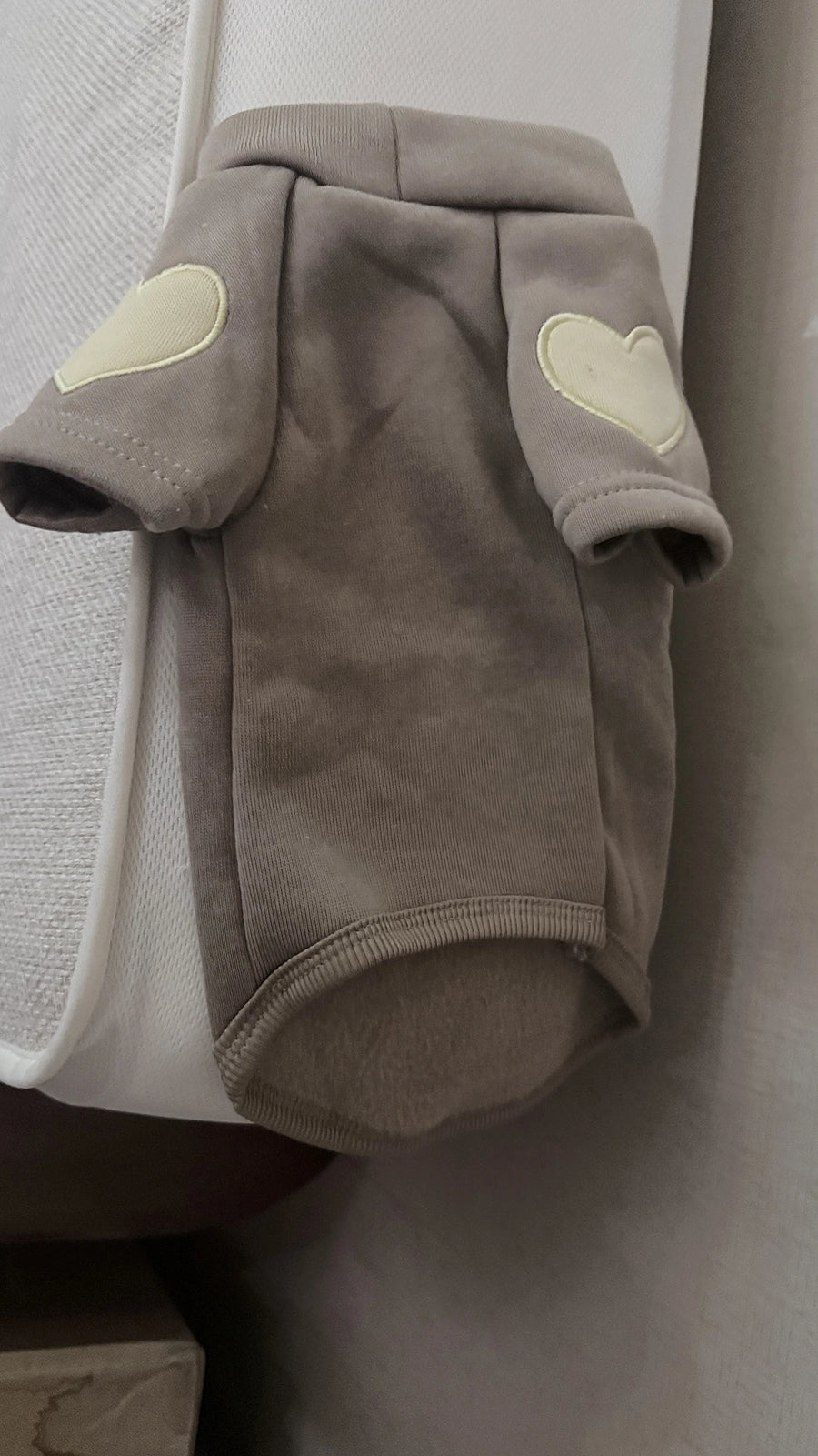 Heart Dog Hoodie – Simple Autumn Hoodie for Small Dogs and Cats, Toy Poodle, Bichon and Yorkie, XS to XL