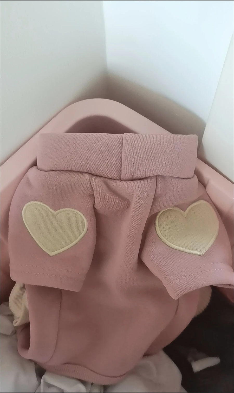 Heart Dog Hoodie – Simple Autumn Hoodie for Small Dogs and Cats, Toy Poodle, Bichon and Yorkie, XS to XL