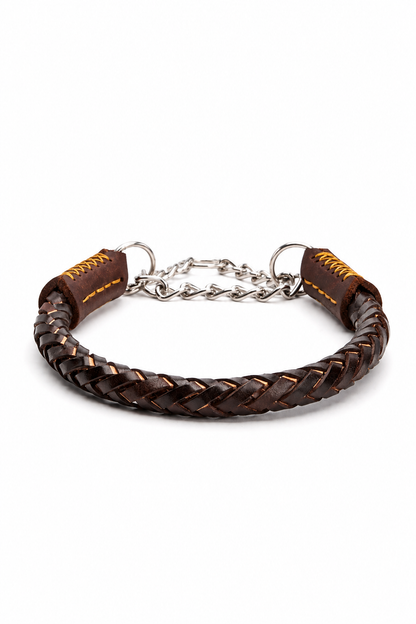 Braided leather collar clean-up preview 2