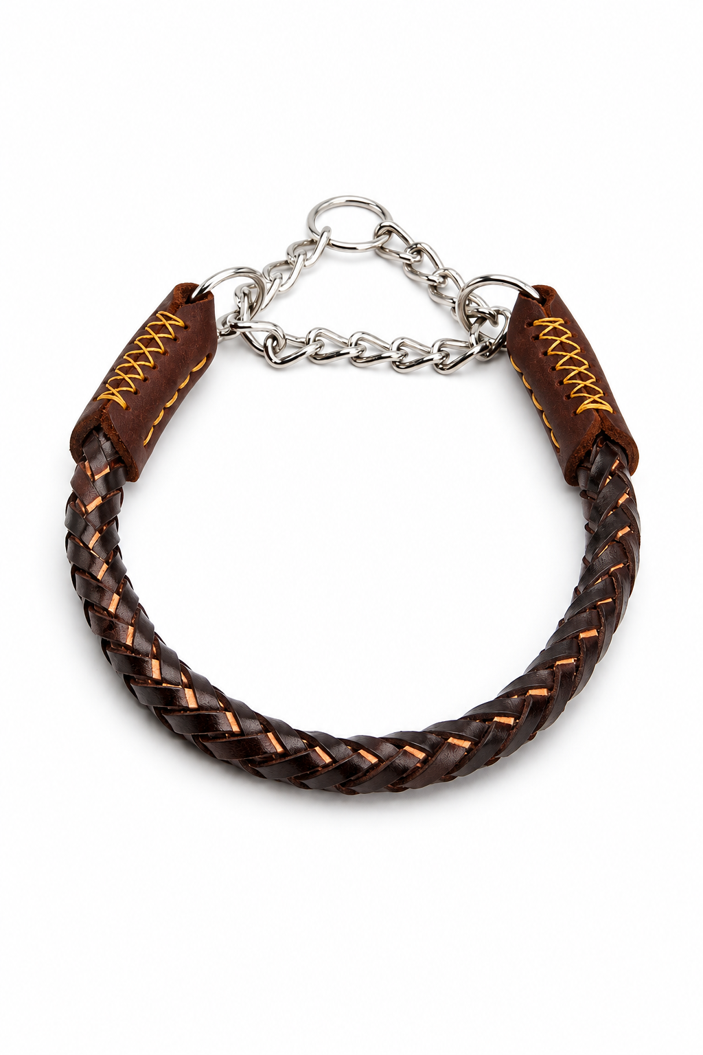 Braided leather collar clean-up preview 3