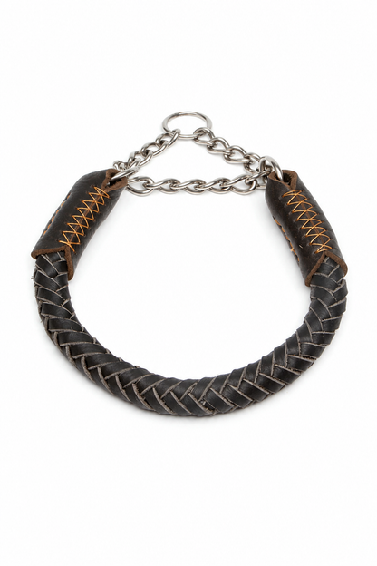 Braided leather collar clean-up preview 4