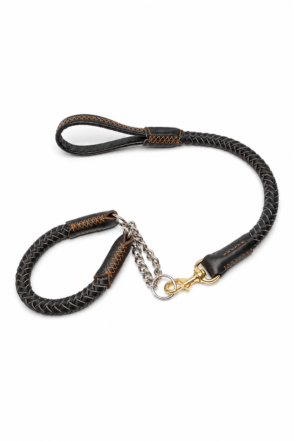 Braided leather collar clean-up preview 6