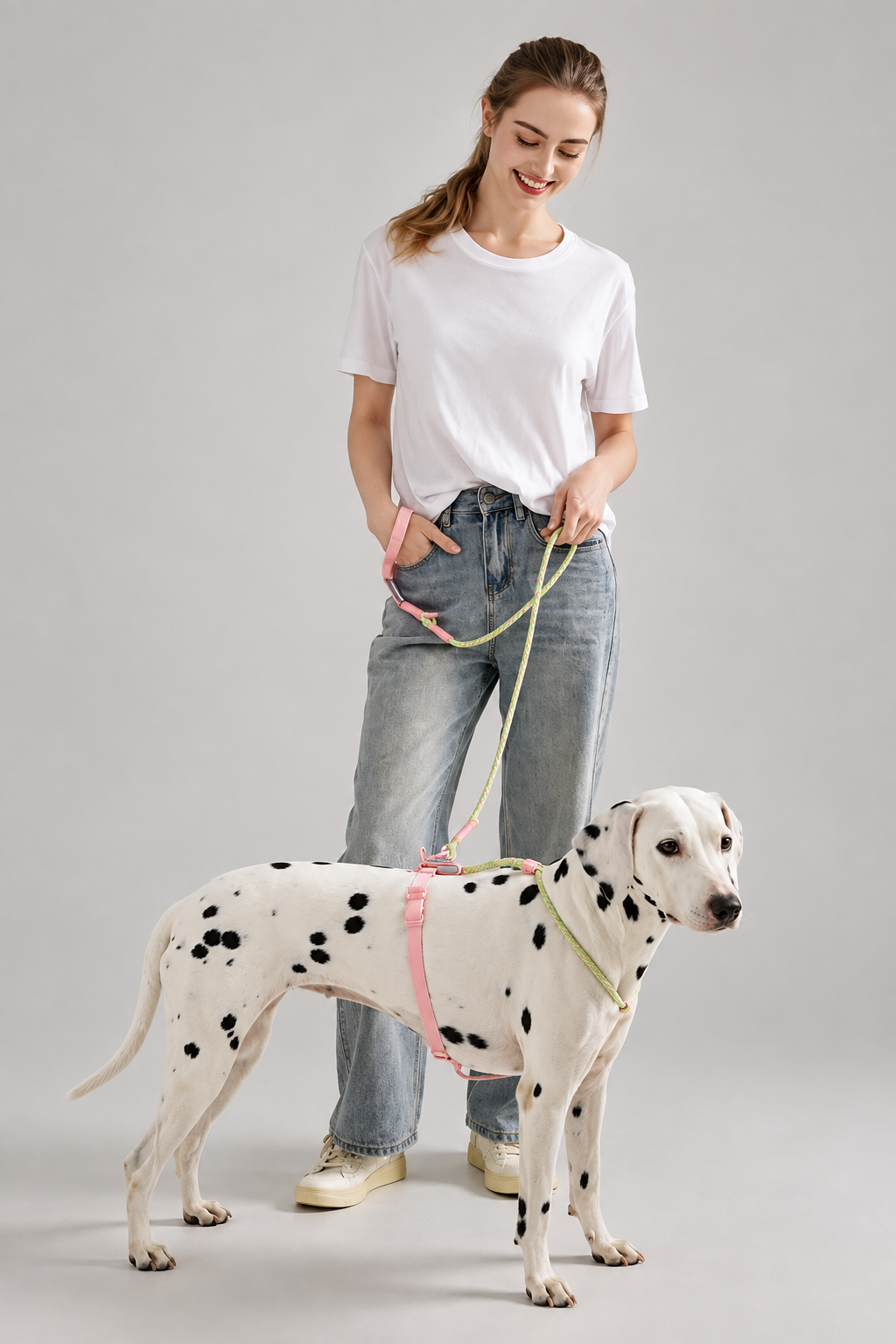 Wipe-clean PVC dog lead – view 3