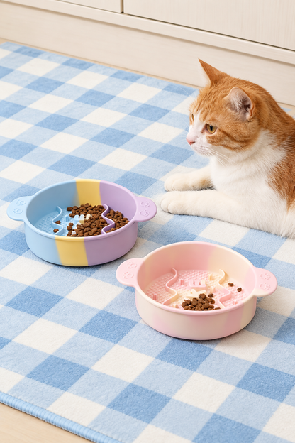 Silicone slow feeder dog bowl – view 10