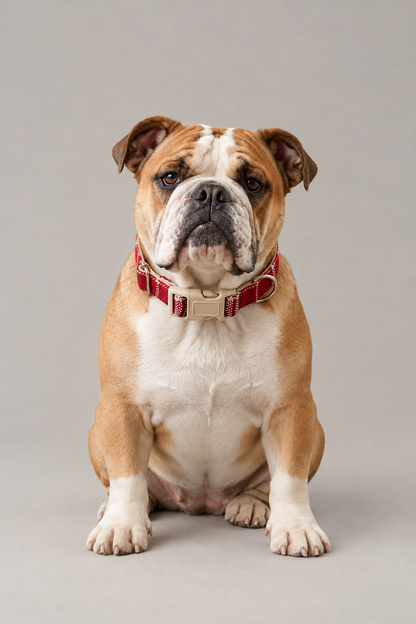 Linen dog collar – view 7
