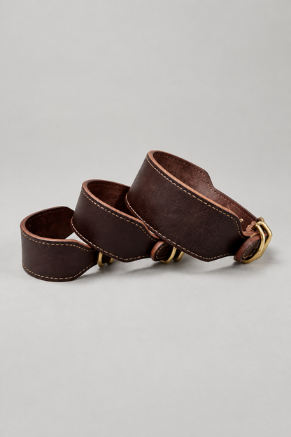 Leather sighthound collar – view 6