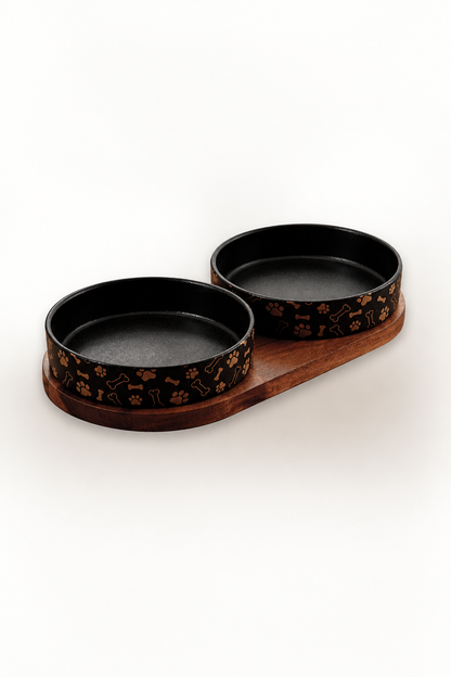 Double bowls with text removal and portrait resizing