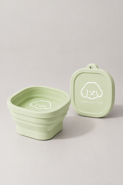 Collapsible dog bowl with lid – view 14