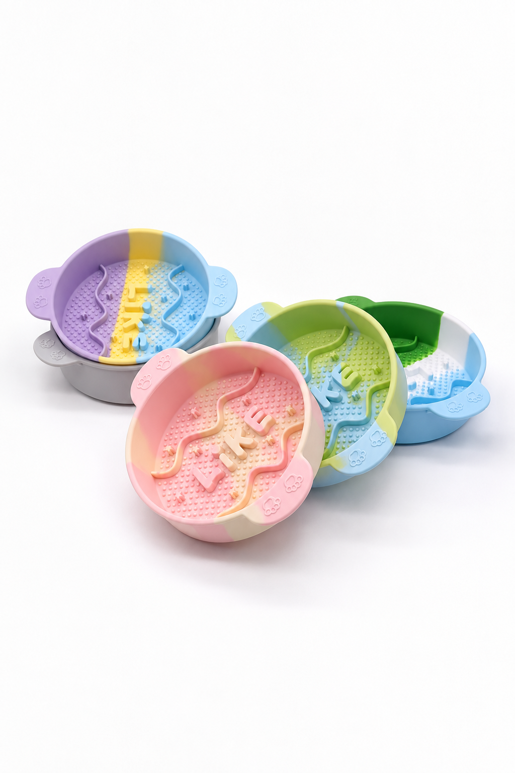 Silicone slow feeder dog bowl – view 11