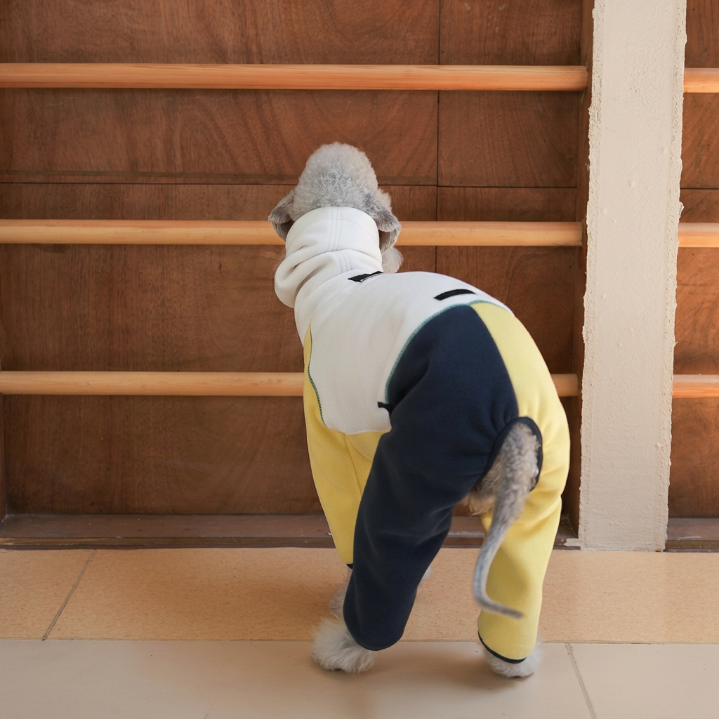 Polaris Colour-Block Four-Leg Dog Jumpsuit