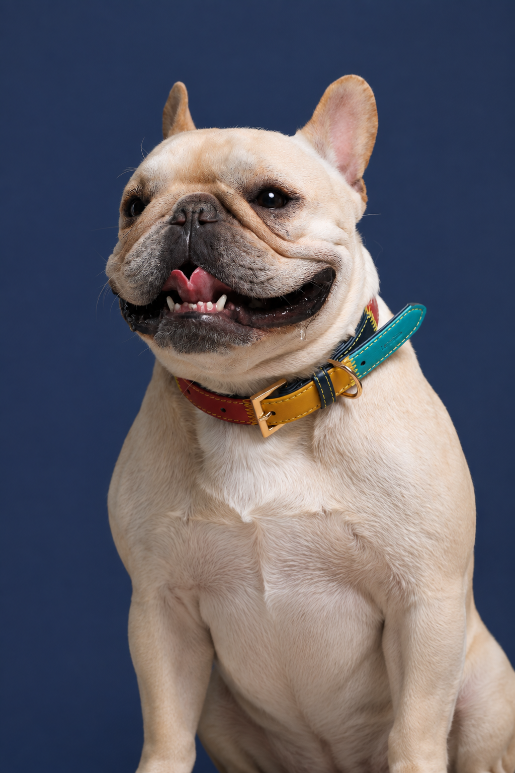Two-tone PU dog collar – view 4