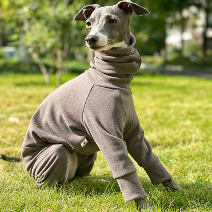Thermal Stretch Dog Onesie for Italian Greyhounds and Whippets – Warm Four-Leg Base Layer, 10 Sizes, 3–25 kg