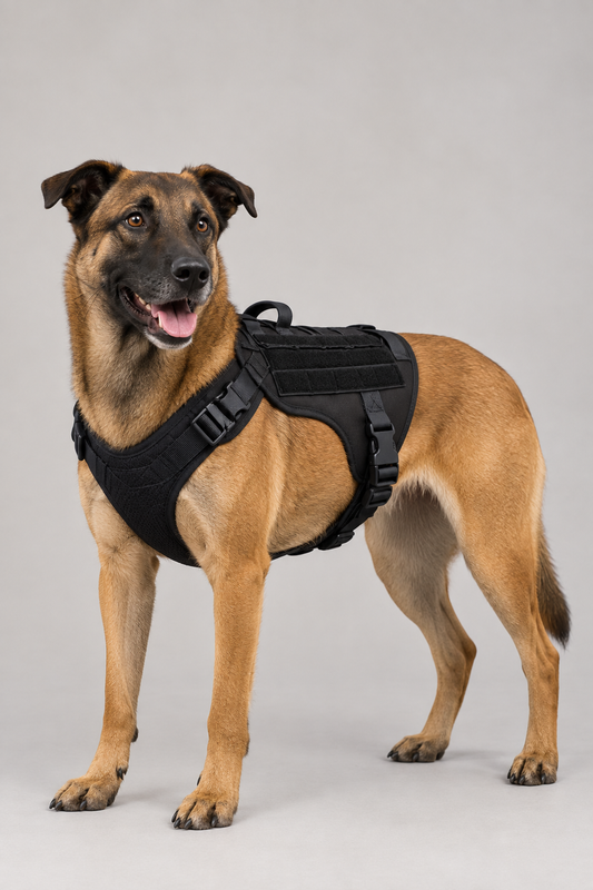 Tactical dog harness – Padded Military-Style Harness for Medium & Large Dogs